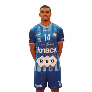 Matchworn BLAUW CEV-CL wedstrijdshirt 2025-2026